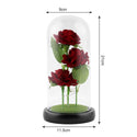 Beauty And The Beast Light Up Enchanted Rose In Glass Dome Lamp Christmas Gifts_1