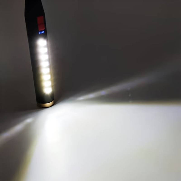 LED Torch Flashlight Bright Emergency Security Lamp - Available in Gold and Silver_9