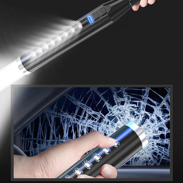 LED Torch Flashlight Bright Emergency Security Lamp - Available in Gold and Silver_6