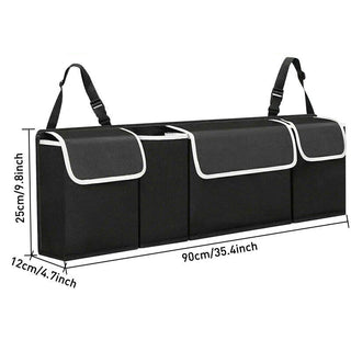 Large Capacity Car Trunk Backseat Hanging Organizer Storage with Pockets_0