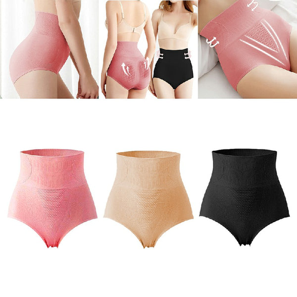 3 pieces of women's high waist tummy control Underwear