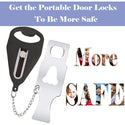 Portable Door locks Travel Lock Additional Security Lock and Privacy