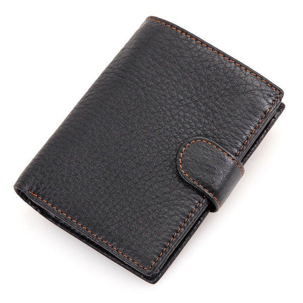 J.M.D leather wallet multi Card Leather Men's Wallet Purse RFID scan 8129 anti foreign trade