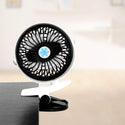 Oscillating Portable Desk and Clip on Air Cooling Fan- USB Rechargeable_11