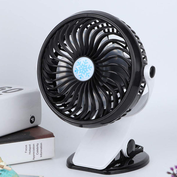 Oscillating Portable Desk and Clip on Air Cooling Fan- USB Rechargeable_12