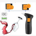 LCD Digital Breath Alcohol Tester Police Breathalyser - Black_5