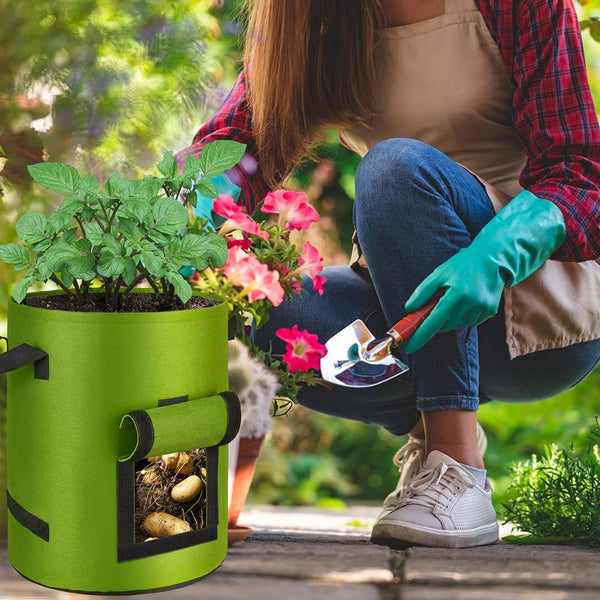 10 Gallon Potato Grow Container with Side Window - Available in 2 Quantity and 3 Colors_3