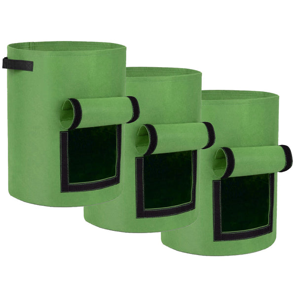 10 Gallon Potato Grow Container with Side Window - Available in 2 Quantity and 3 Colors_12