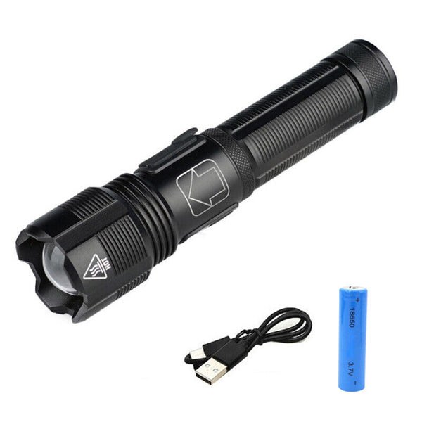 Rechargeable LED Torch COB Flashlight Work Light_11