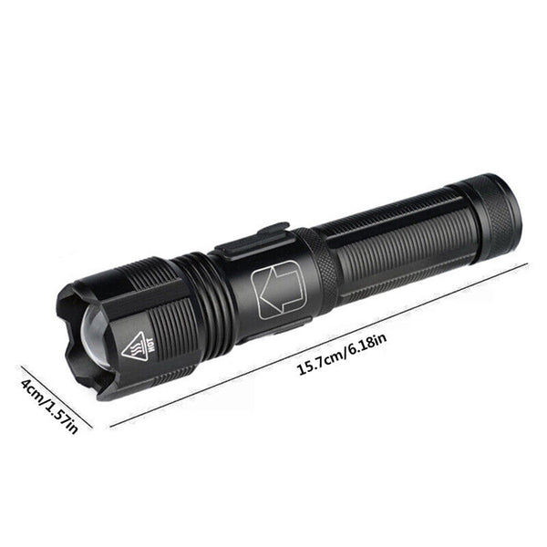 Rechargeable LED Torch COB Flashlight Work Light_12