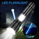 Rechargeable LED Torch COB Flashlight Work Light_4