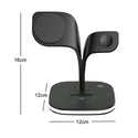 5 in1 Foldable Wireless Fast Charger Dock Station for Apple - Available in Black and White_16