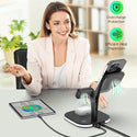 5 in1 Foldable Wireless Fast Charger Dock Station for Apple - Available in Black and White_6