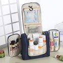 Women Cosmetic Handbag Make up Storage Organizer for Travel - Available in Black and Blue_1