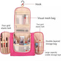 Women Cosmetic Handbag Make up Storage Organizer for Travel - Available in Black and Blue_7