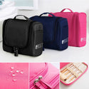 Women Cosmetic Handbag Make up Storage Organizer for Travel - Available in Black and Blue_8