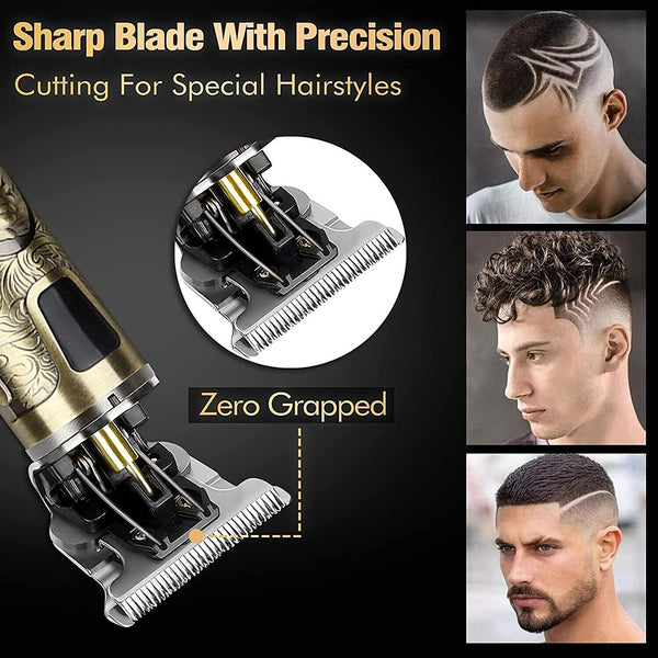 Professional Electric Mens Hair Clippers Cordless Shaver Trimmers Machine_10