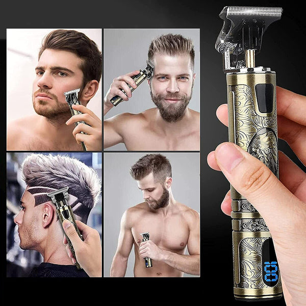 Professional Electric Mens Hair Clippers Cordless Shaver Trimmers Machine_11
