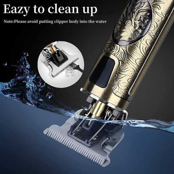 Professional Electric Mens Hair Clippers Cordless Shaver Trimmers Machine_4