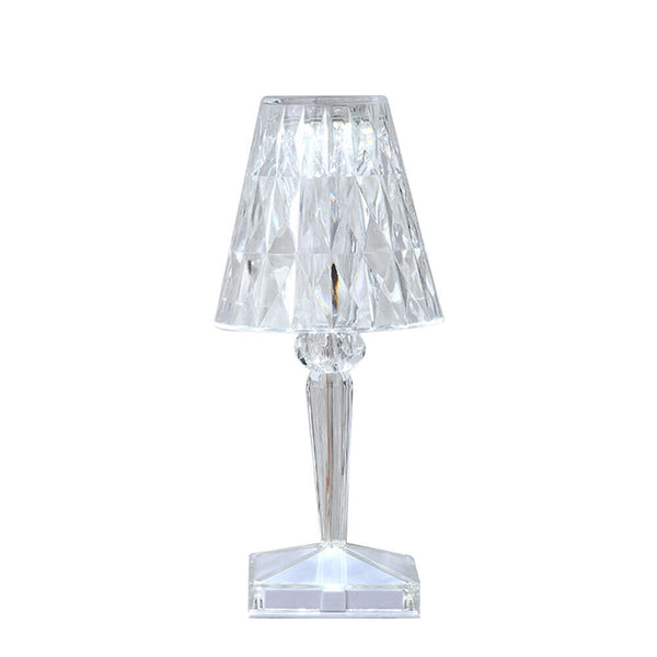 RGB LED Crystal Touch Atmosphere Bedside Light Diamond Rose Bar Table Lamp_0