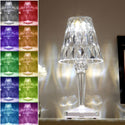 RGB LED Crystal Touch Atmosphere Bedside Light Diamond Rose Bar Table Lamp_1