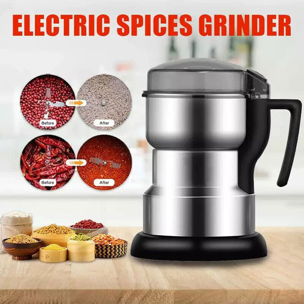 100W Electric Coffee Grinder Grinding Milling Bean Nut Spice Matte Blade Blender