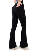 Spring and summer 2024 new European and n wide-leg pants tight nude feeling lifting buttocks overalls bell-bottoms high waist micro yoga pants