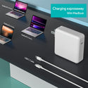 Mac Book Pro Charger - 96W USB C Charger Fast Charger for USB C Port MacBook pro & MacBook Air, ipad Pro, Samsung Galaxy and All USB C Device, 6.6 ft USB C to USB C Cable Included