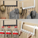 8 Door Hooks Hanger Racks Organizer Clothes Storage Towel Coat Rack