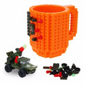 350ml Creative Milk Mug Coffee Cups Creative Build-on Brick Mug Cups Drinking Water Holder Building Blocks Design