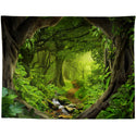 Green Forest Series Tapestry Painting
