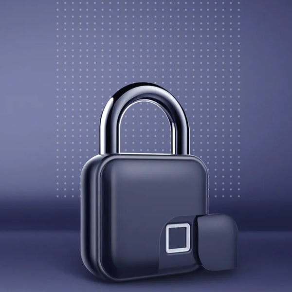 Home Security Smart Keyless Padlock with Fingerprint Sensor- USB Charging_5