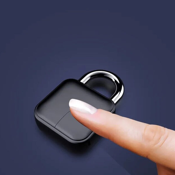 Home Security Smart Keyless Padlock with Fingerprint Sensor- USB Charging_6