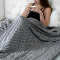 COMFEYA Soft and Comfortable Weighted Blanket Duvet Cover - Gray_8