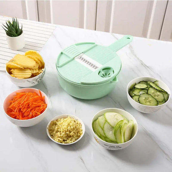 12 in 1 Fruit and Vegetable Salad Chopper Kitchen Tools and Accessories_4