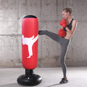 Sports Training Vertical Free Punch Inflatable Boxing and Kicking Bag_9