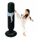 Sports Training Vertical Free Punch Inflatable Boxing and Kicking Bag_4