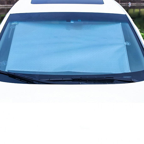 No Drill Suction Type Retractable Window Shutter Sunshade Curtain for Car_11