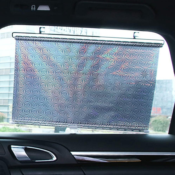 No Drill Suction Type Retractable Window Shutter Sunshade Curtain for Car_6