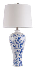 Provincial Table Lamp stunning eastern ceramic with shade