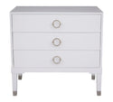 Milan Large Bedside/Side Table Three drawers