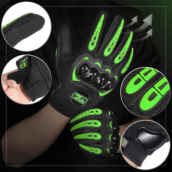 Thermal Motorbike Gloves with Carbon Knuckle Protection Motorcycle Gloves for Sport