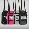 Travel Passport Holder Security Wallet Bag with RFID Blocking