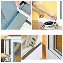 6M Self Adhesive Sealing Stripe Excluder Brush for Door & Window