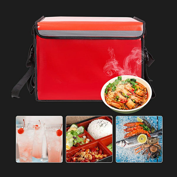 Large Food Delivery Thermal Insulated Bags Pizza Takeaway 32L