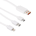 3 in 1 Portable Type C Micro USB 8 pin USB Charging Cable