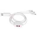 3 in 1 Portable Type C Micro USB 8 pin USB Charging Cable