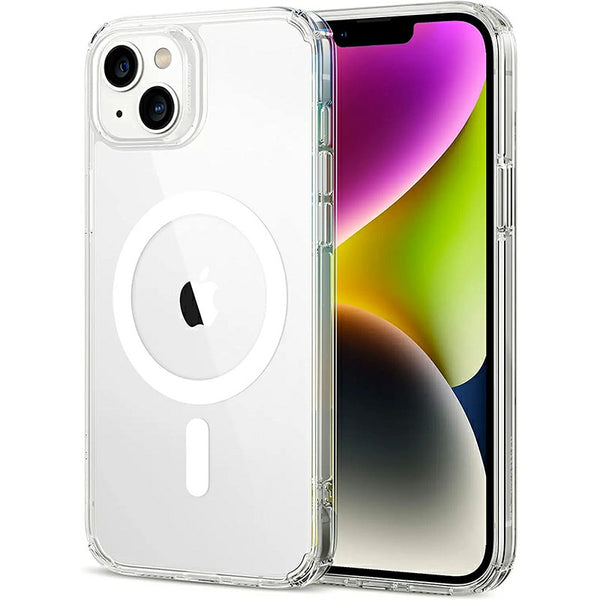 Clear Magnetic iPhone cover for iPhone 14/14 Plus/14 Pro/14 Pro Max Wireless Charging Case
