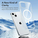 Clear Magnetic iPhone cover for iPhone 14/14 Plus/14 Pro/14 Pro Max Wireless Charging Case